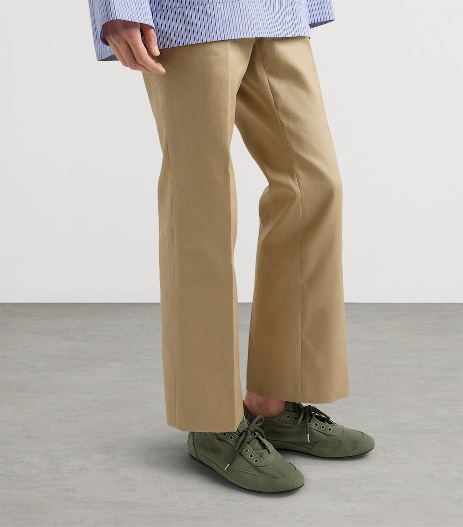 Prada Canvas Collapse Sneakers Image 2