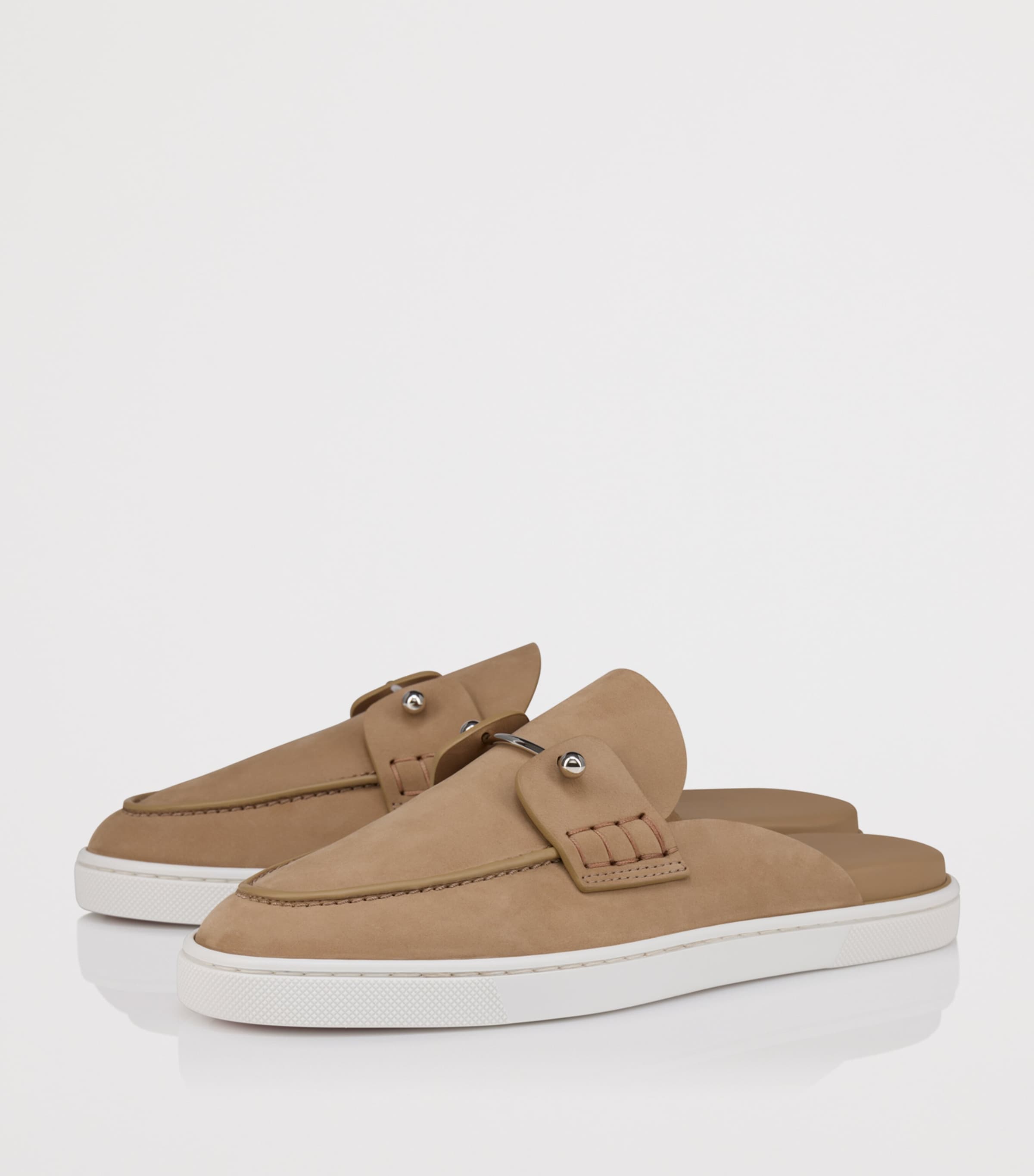 Christian Louboutin Chanme Donna Flat Leather Mules Image 3
