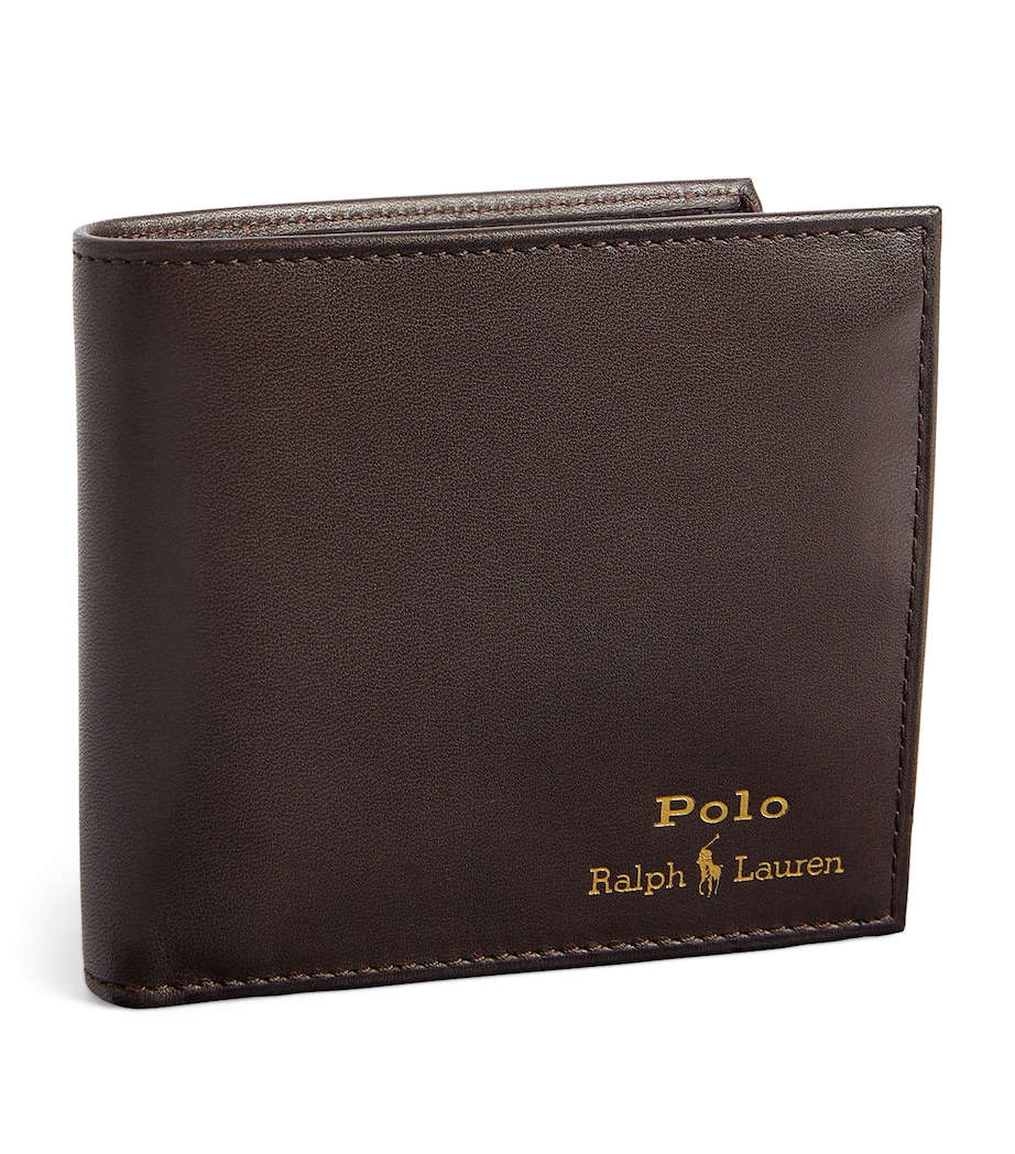 Leather Logo Wallet BROWN Image 1