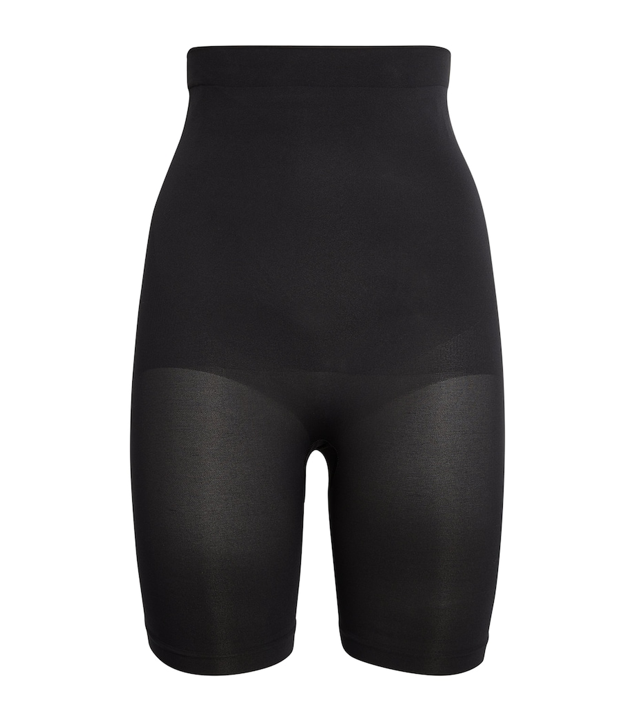 Seamless Sculpt Mid-Thigh Shorts ONYX Image 1