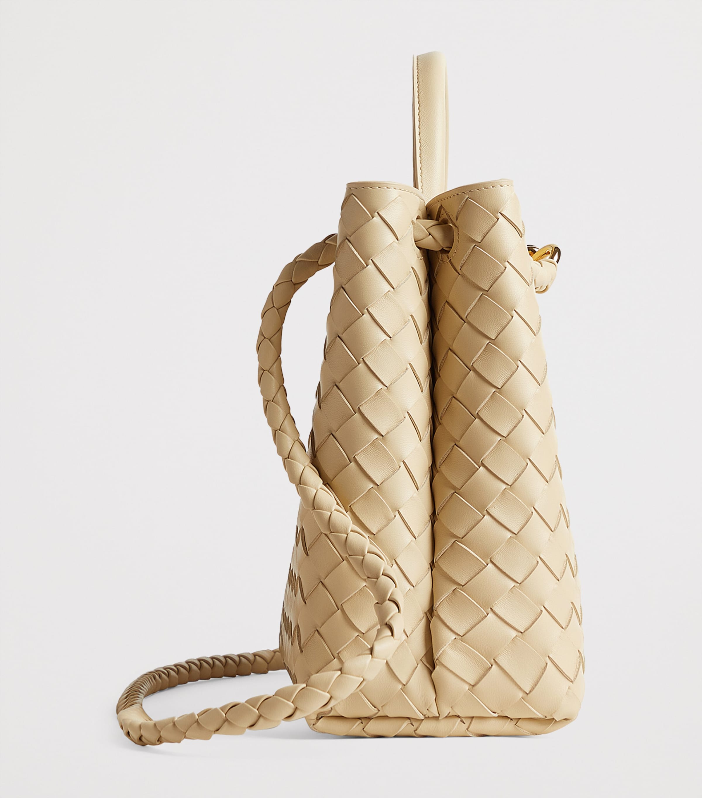 Medium Leather Andiamo Shoulder Bag 9713 Image 4