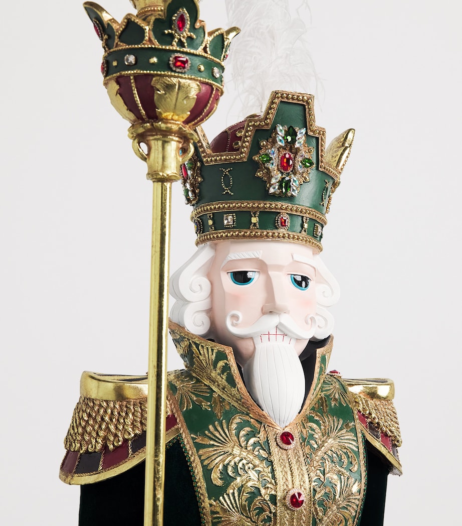 Extra Large Nutcracker Ornament (178cm) GREEN/RED Image 2