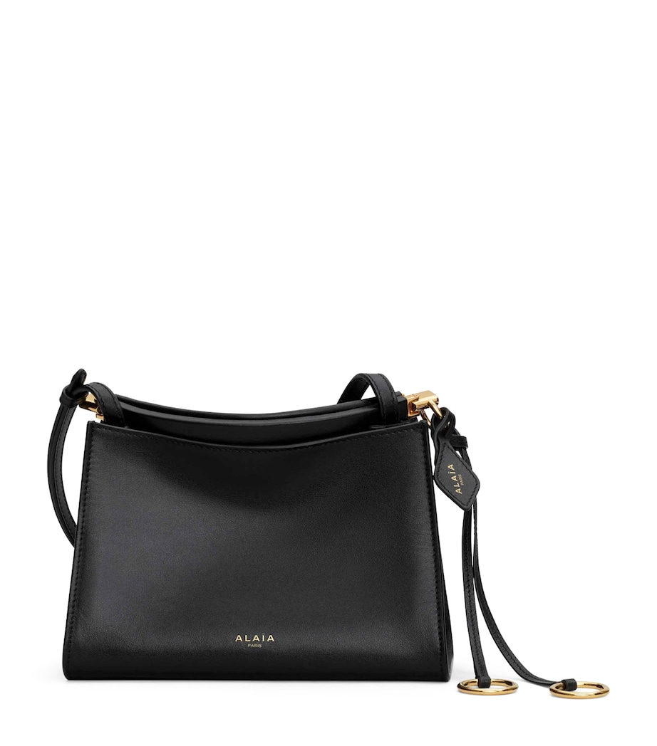 Small Leather Le Quick Square Shoulder Bag NOIR Image 1