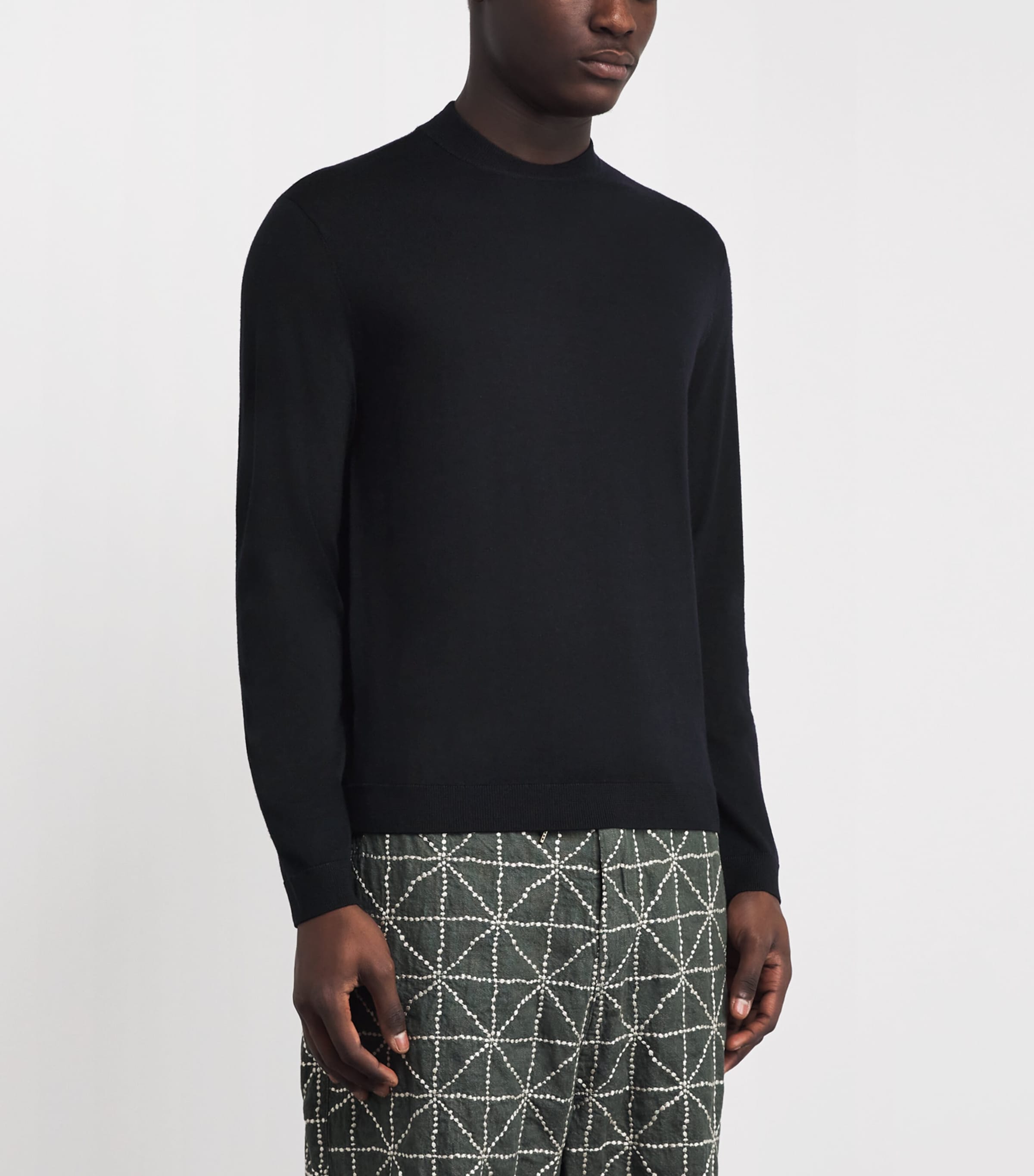 Virgin Wool Sweater UB118 Image 3