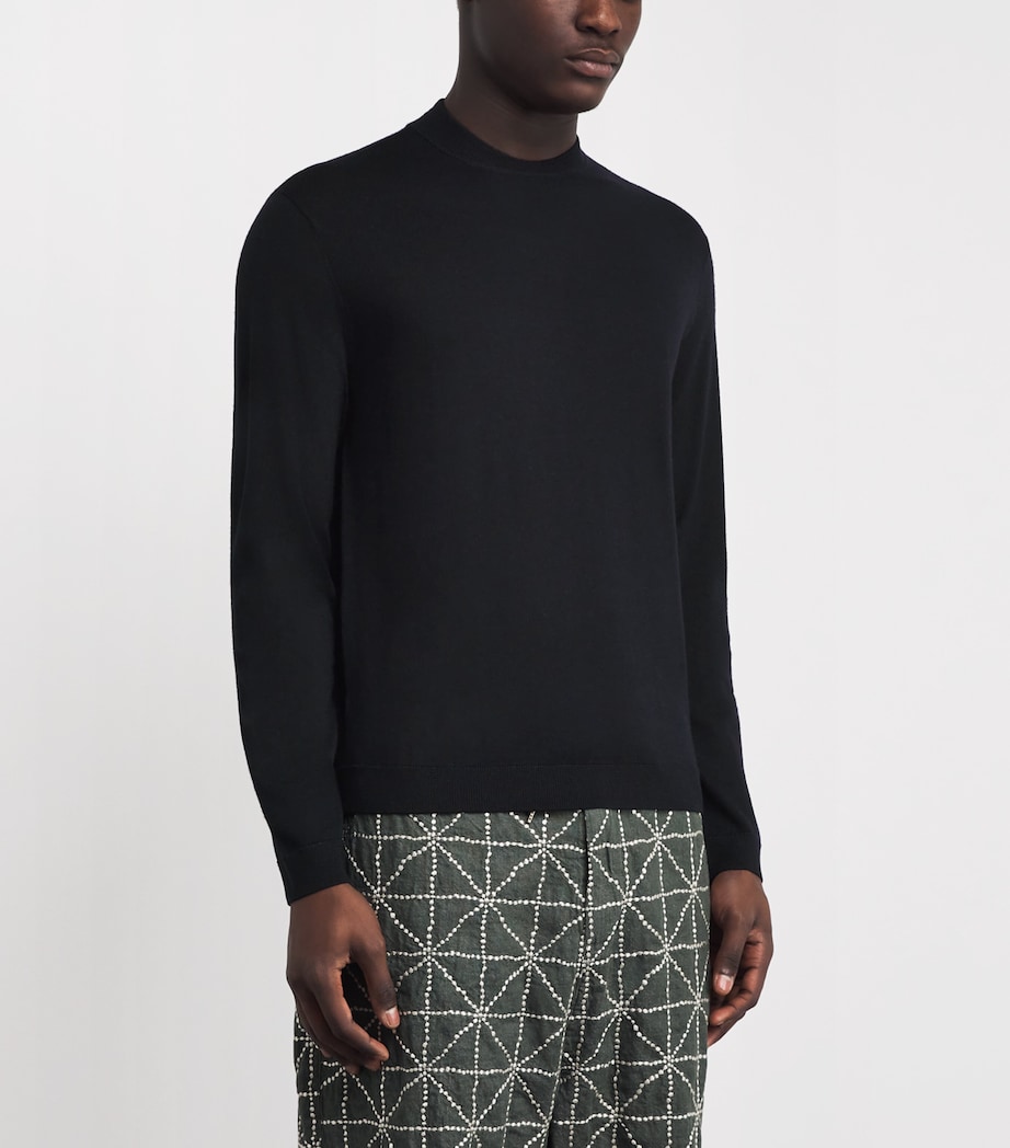 Virgin Wool Sweater UB118 Image 3