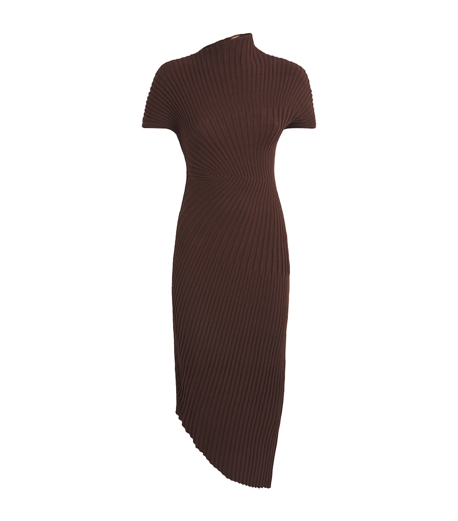 Knitted Chrysta Midi Dress JAVA Image 1