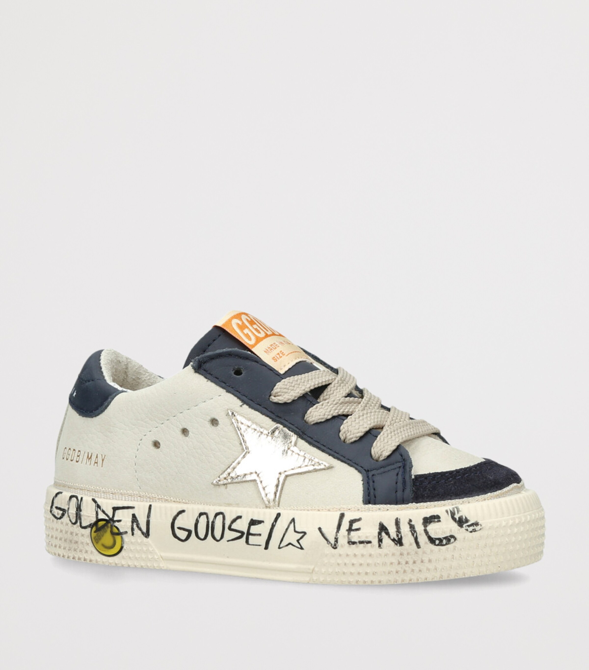 Leather May Sneakers BLUE OTHER Image 3