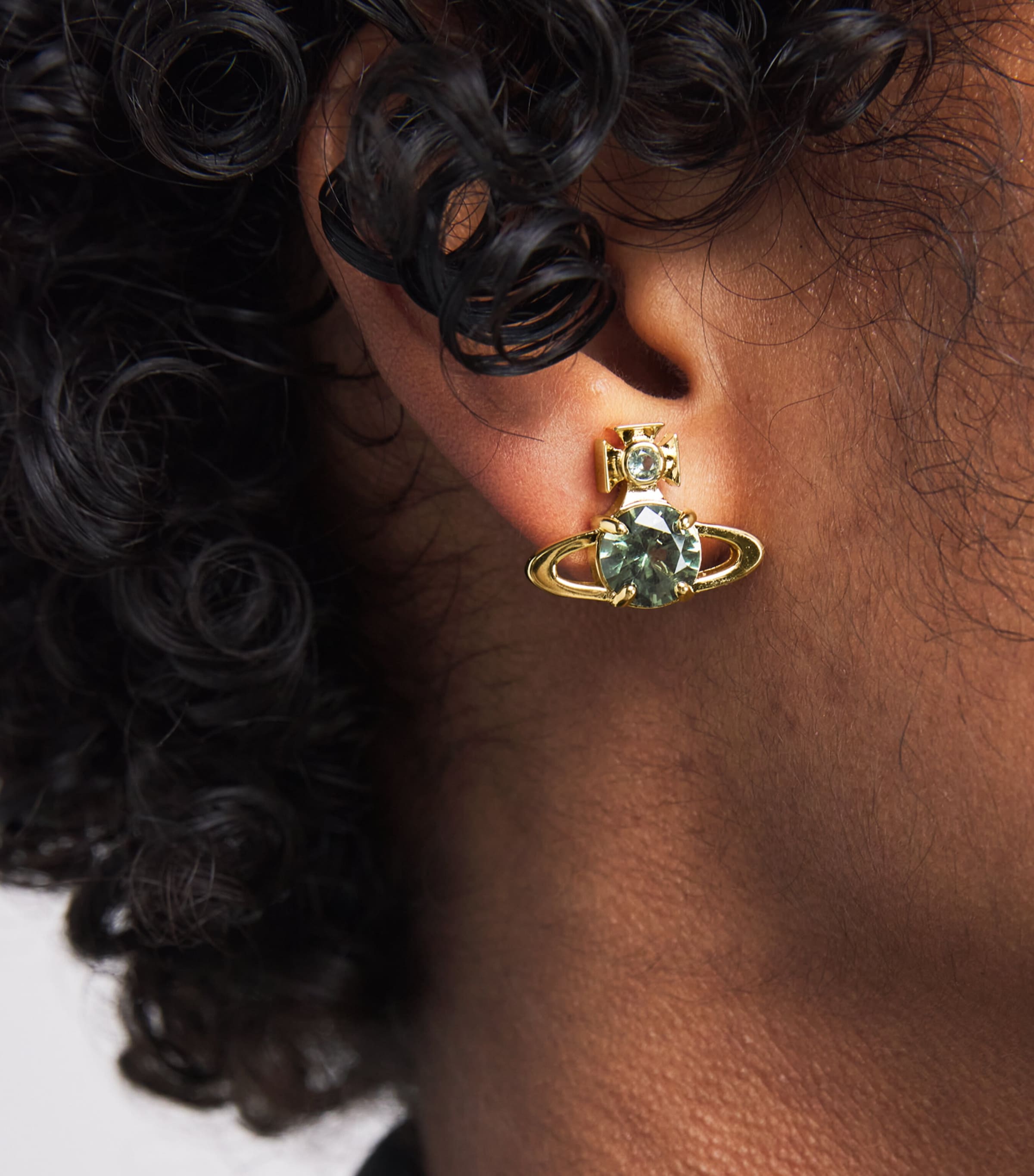 【ピアス】Vivienne Westwood reina earrings Vivienne Westwood Silver-Tone Reina Stud Earrings | Liberty