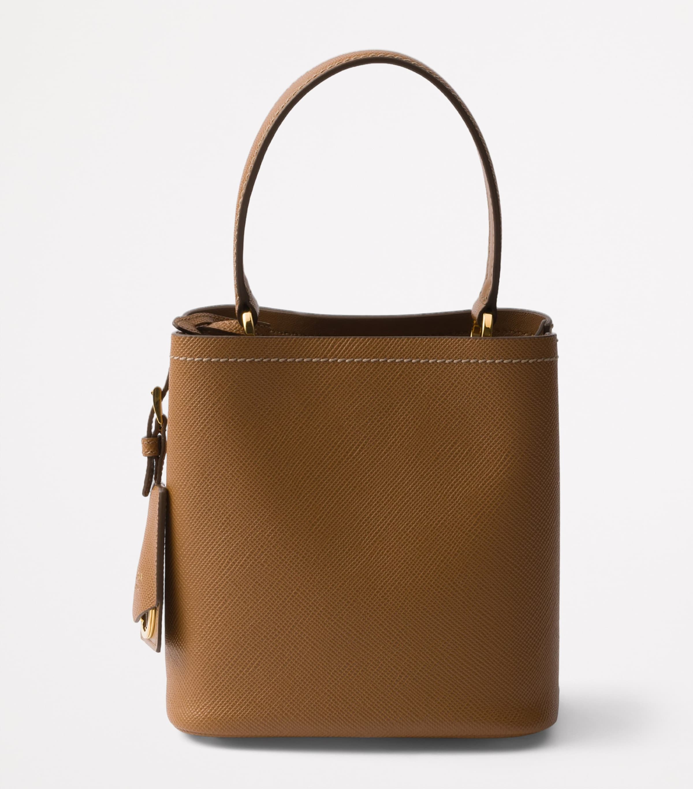 Saffiano Leather Panier Top-Handle Bag F03BH Image 3