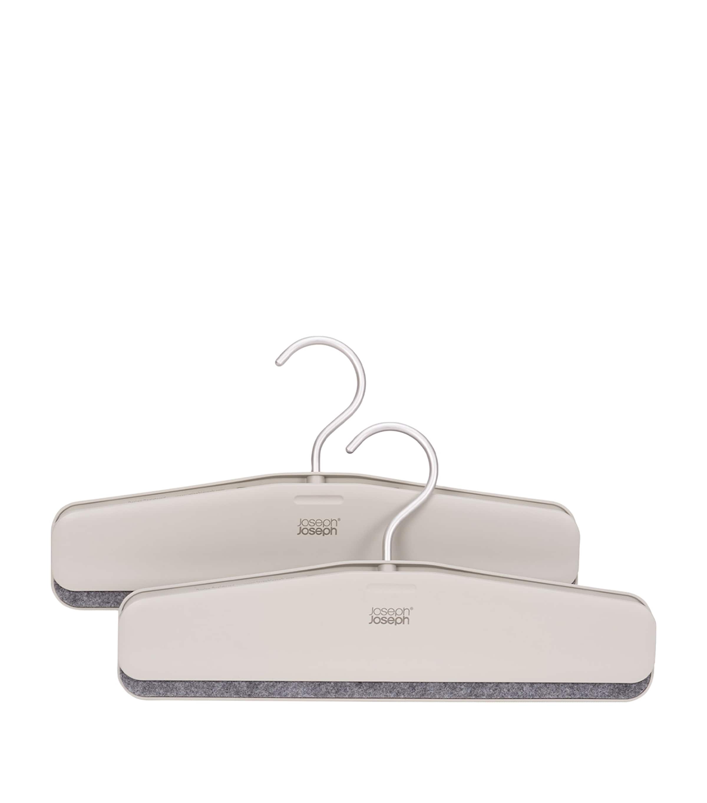 Joseph Joseph Orderly 2-pk. Easy-grip Trouser Or Skirt Hangers In Neutral