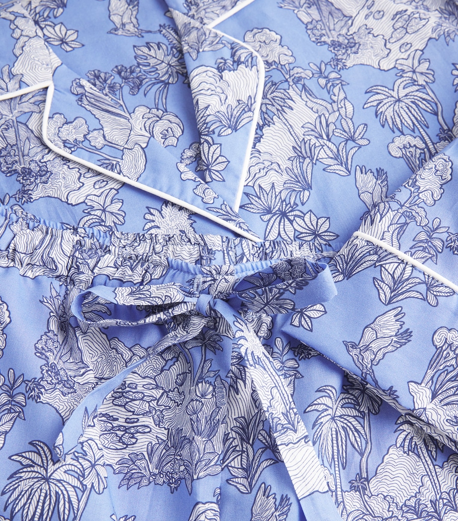 Cotton Island Print Pyjama Set BLUE Image 5