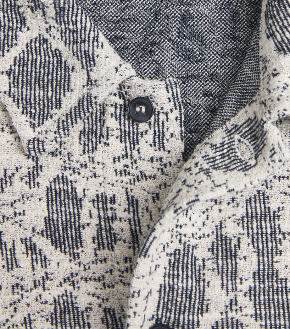 Samsøe Samsøe Mens Sakvist Short-Sleeve Shirt Salute Symmetry Image 6