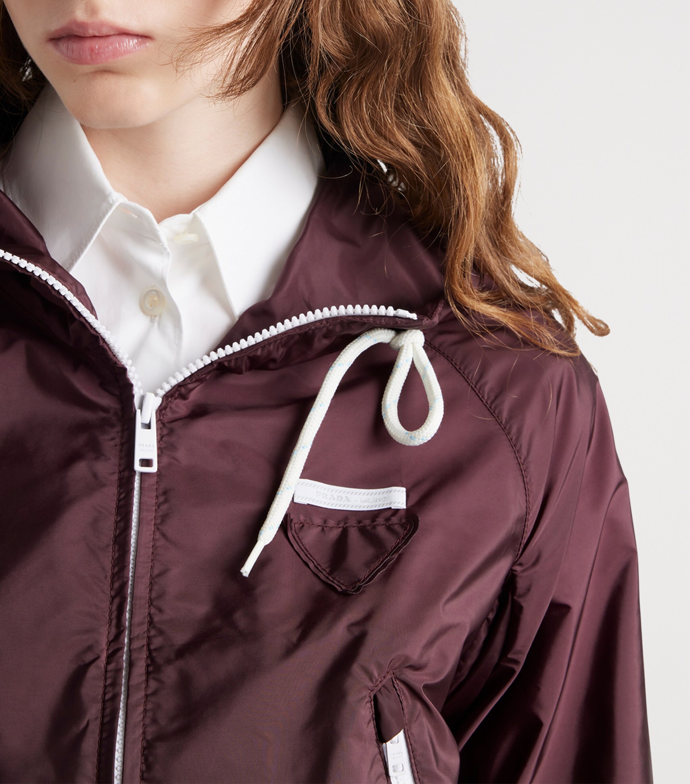 Re-Nylon Hooded Jacket F0403 Image 3