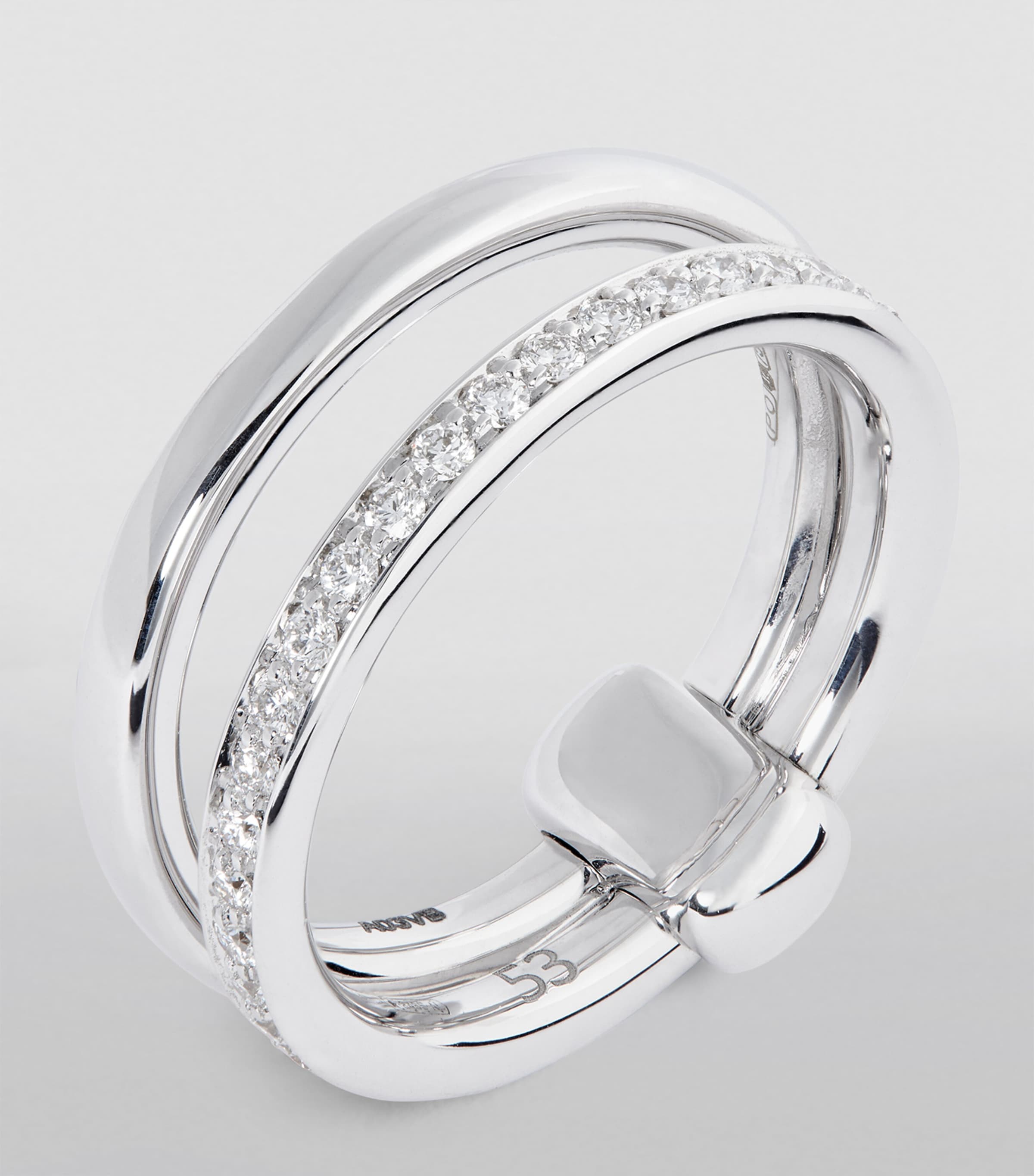 White Gold and Diamond Pomellato Together Ring DB000 Image 2