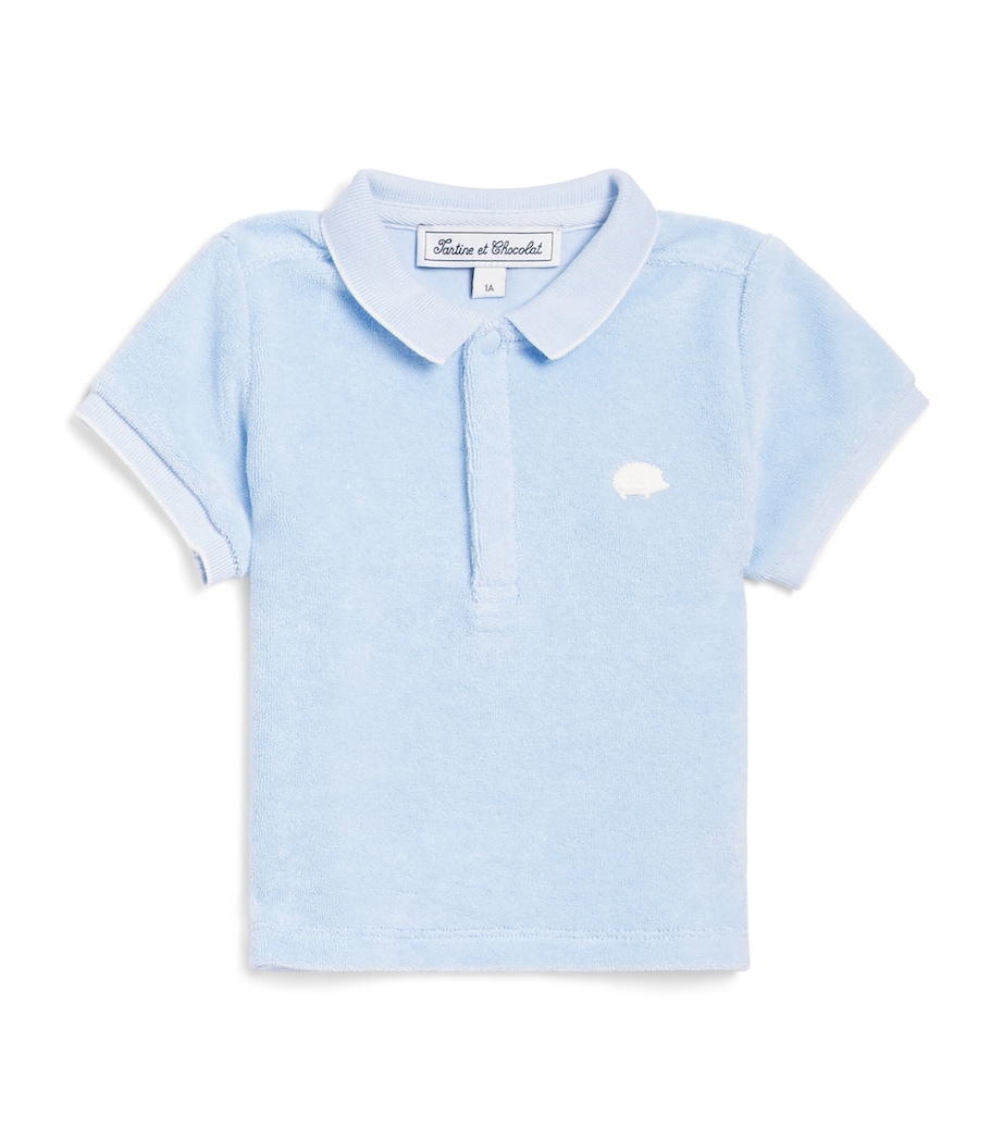 Cotton-Blend Polo Shirt (3-18 Months) 44NUAGE Image 1
