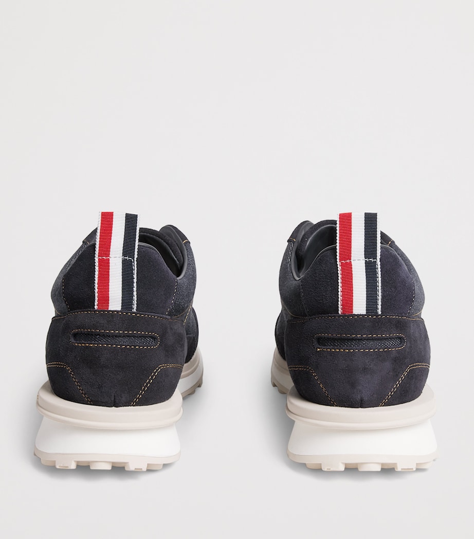 Thom Browne Denim Alumni Sneakers Navy Image 5