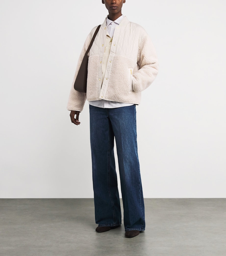 Wetherby Fleece Jacket OATMEAL/SILVER CLOUD Image 2