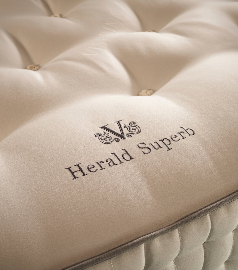 Firm Herald Superb Mattress (150cm x 200cm) WHITE Image 6