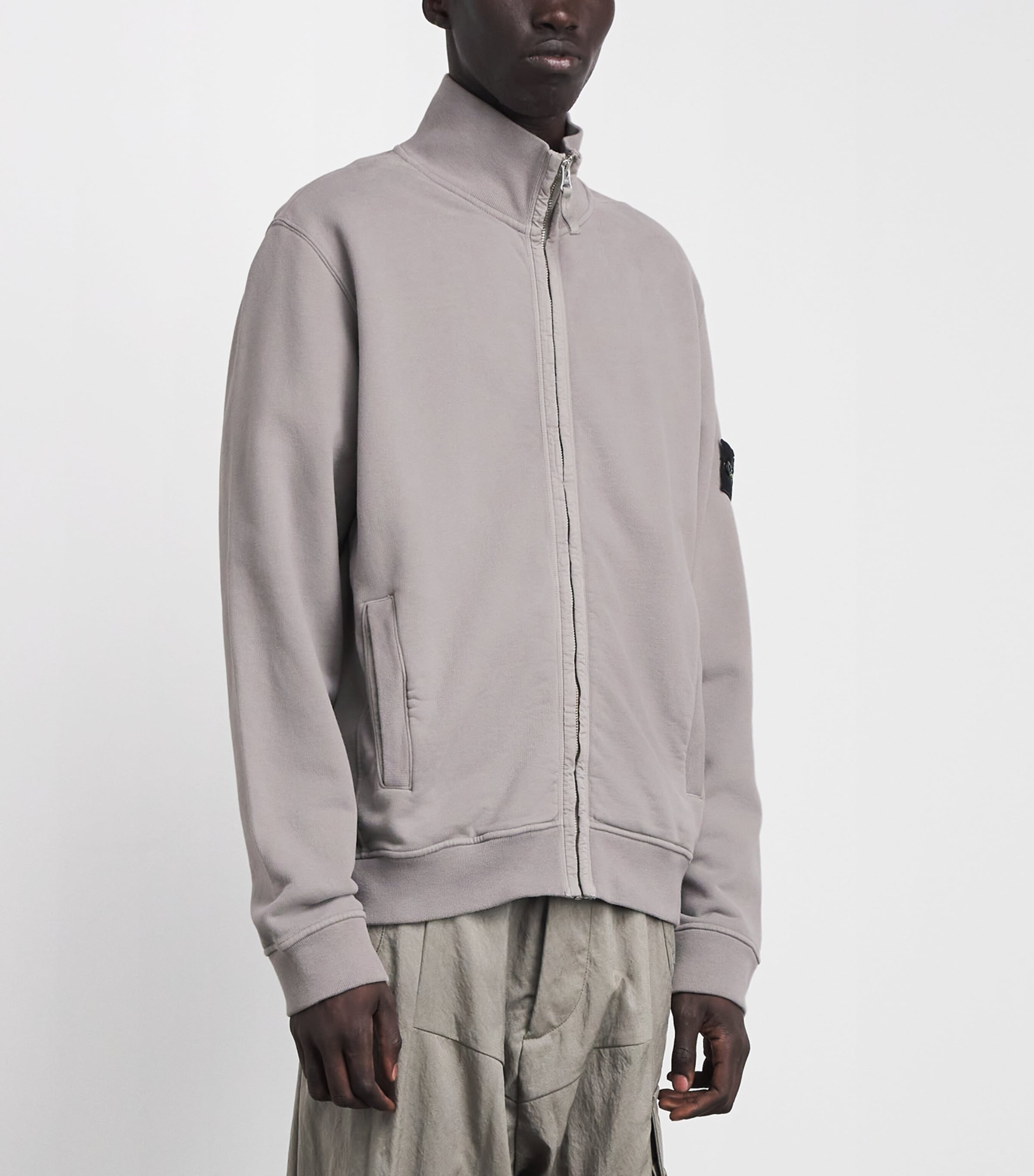 Stone Island Mens Organic Cotton Track Jacket Image 4