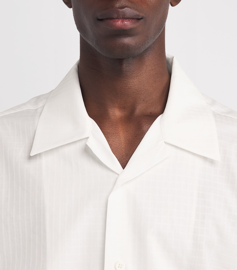 Cotton Embroidered Shirt OPTIC WHITE Image 6