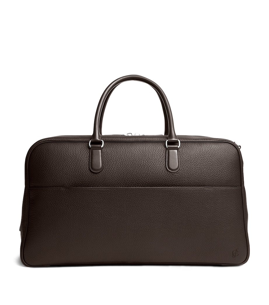 Carl Friedrik Leather Granville Duffle Bag Chocolate Image 1