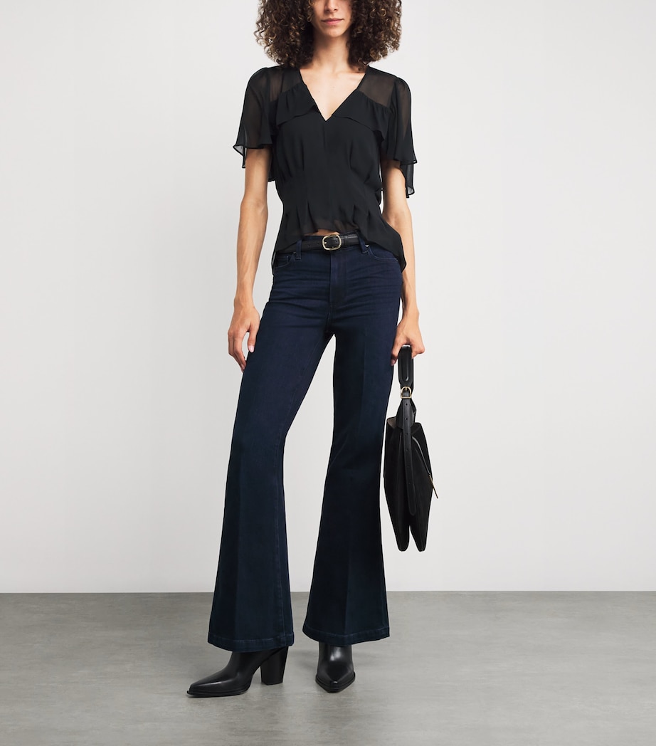 Silk Willa Blouse BLACK Image 2