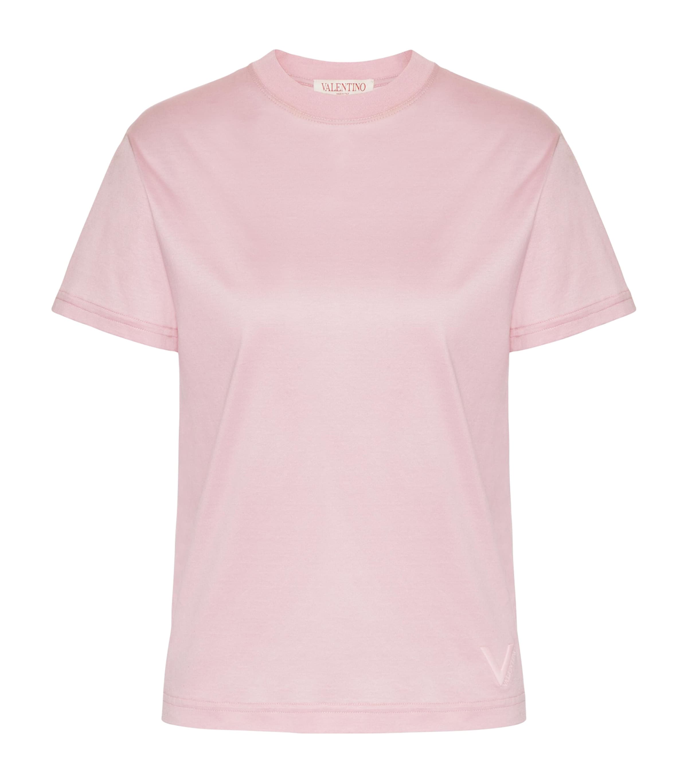 Shop Valentino Cotton T-shirt In Pink