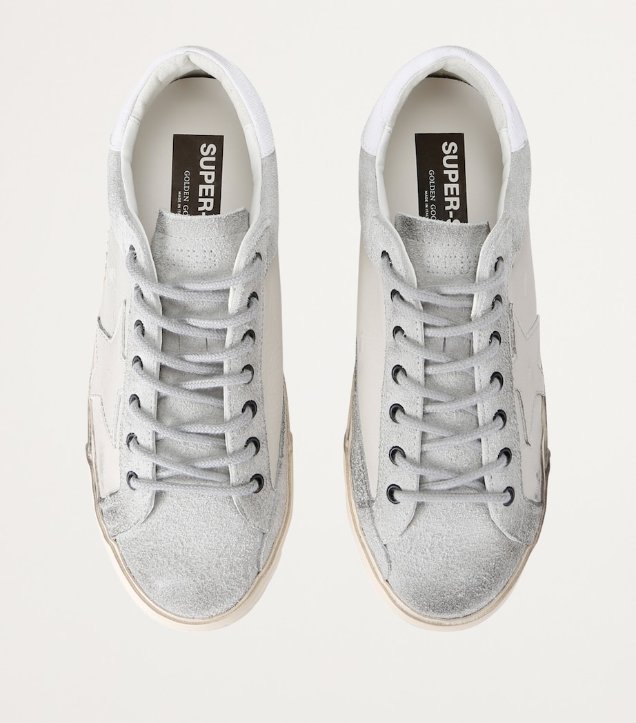 Golden Goose Suede Super-Star Sneakers Beige Comb Image 4