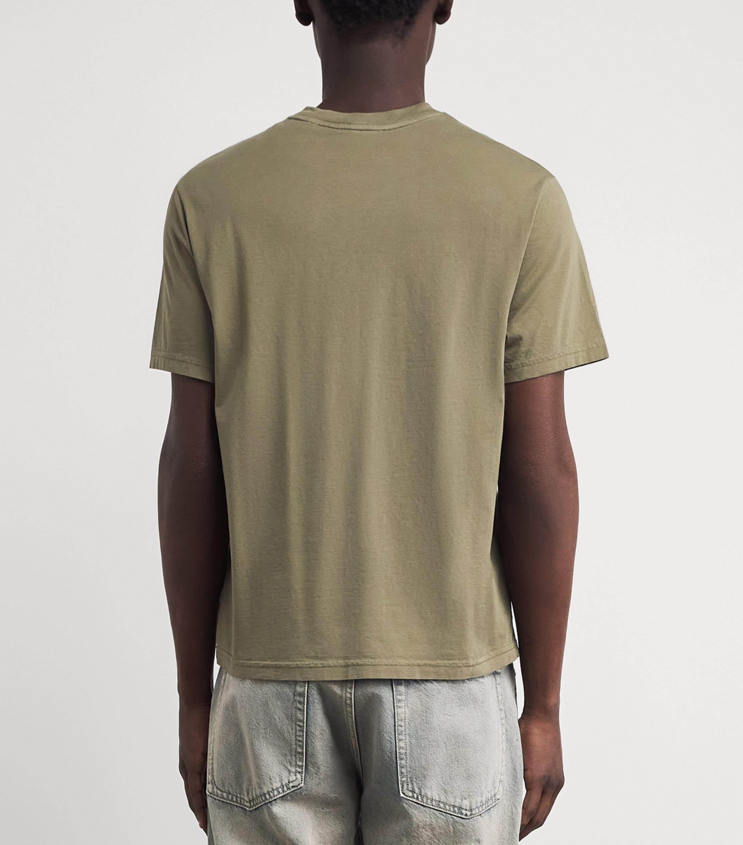 FRAME Mens Cotton T-Shirt Anbg Image 5