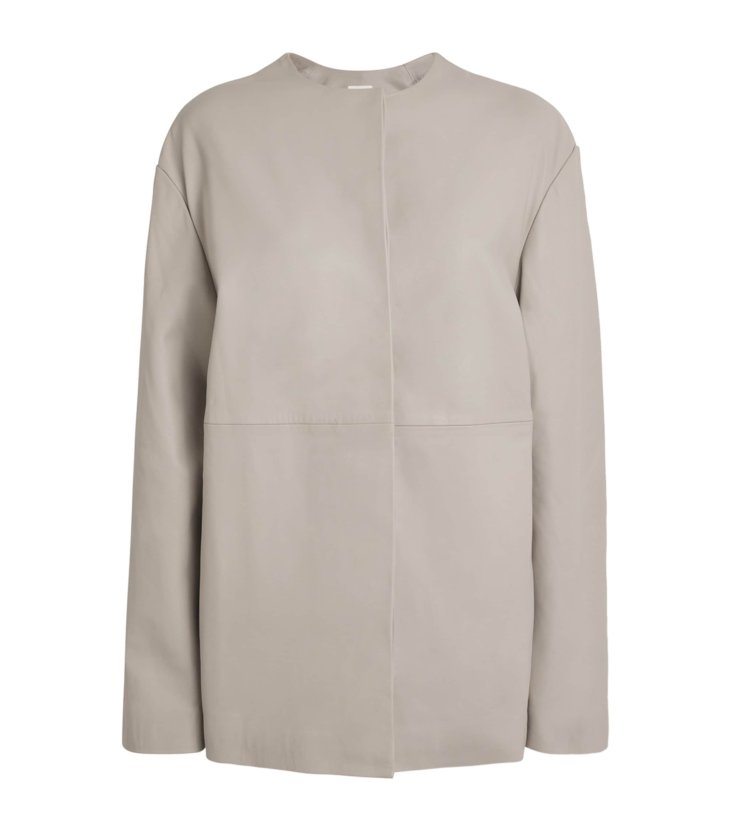 LOULOU STUDIO LEATHER ATALIA JACKET