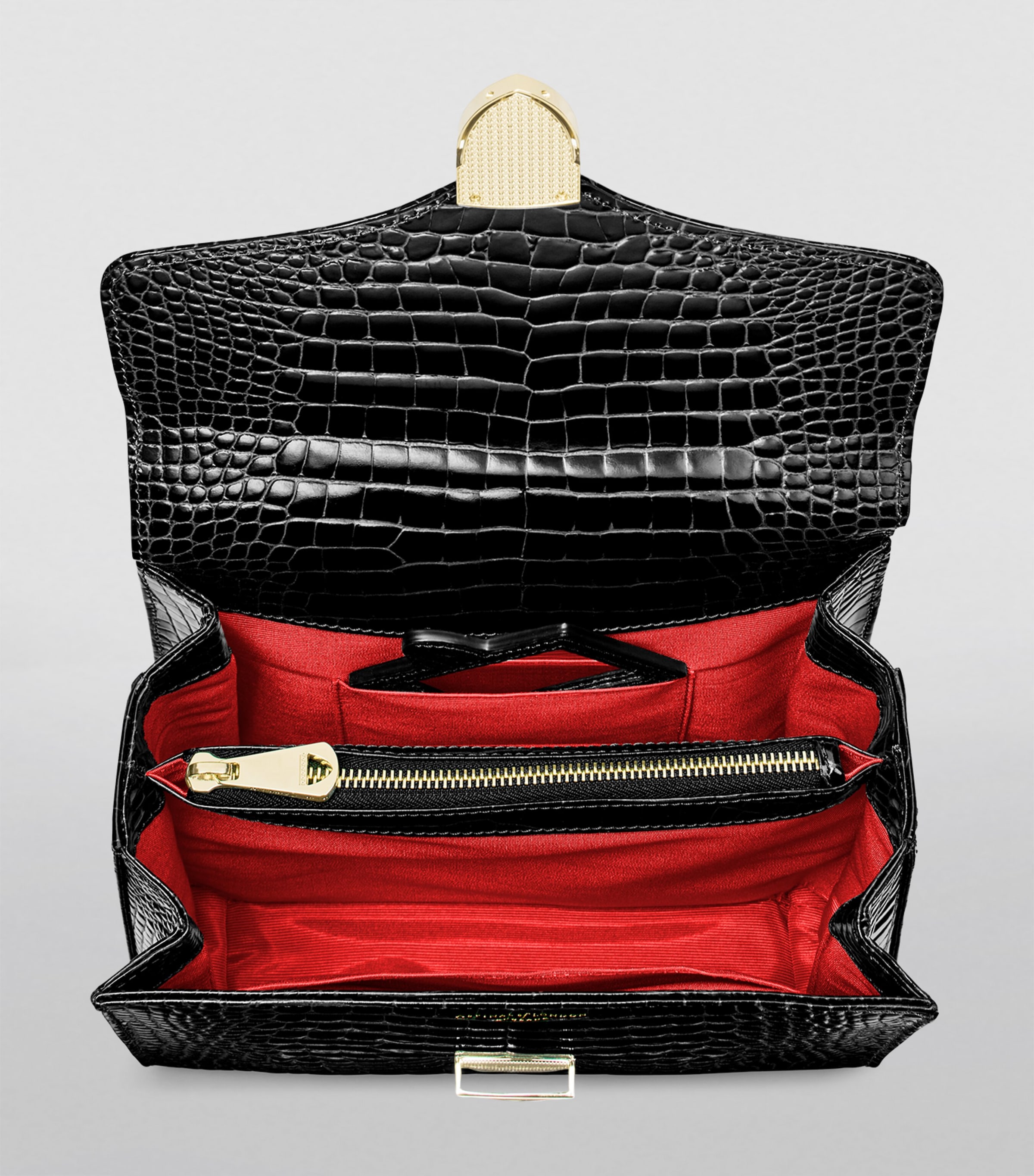 Aspinal Of London Mayfair Top-Handle Bag Black Image 4