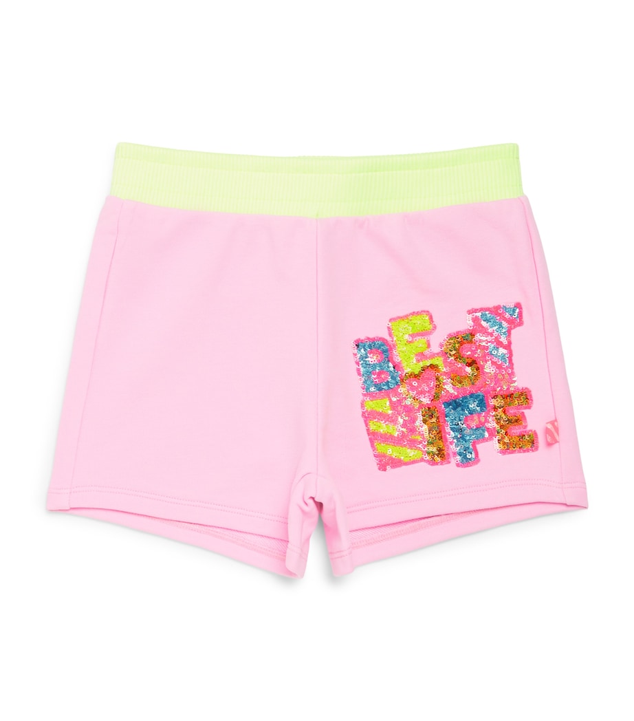 Billieblush Cotton-Blend Sequin Shorts (2-12 Years) Image 1
