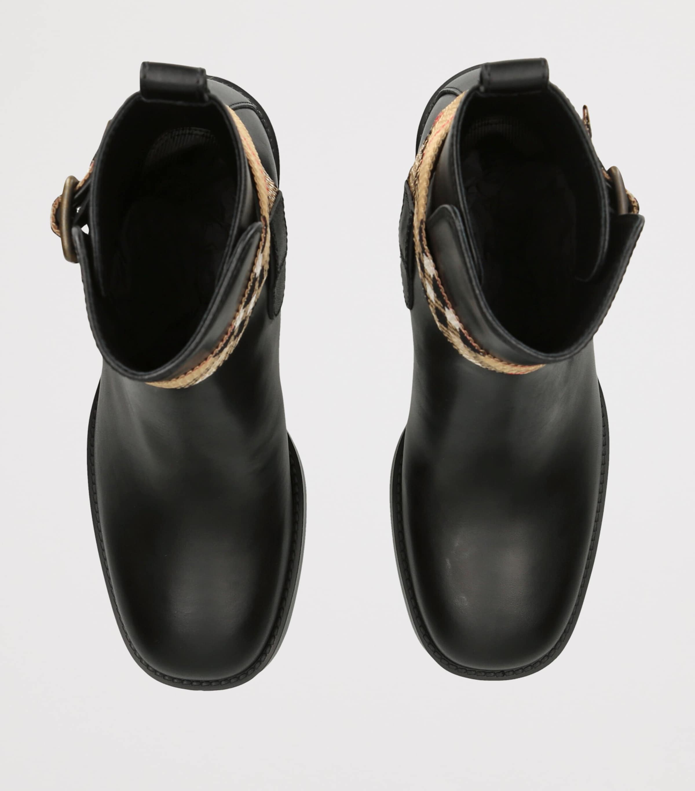 Burberry Leather Huntley Ankle Boots 70 Black Image 4
