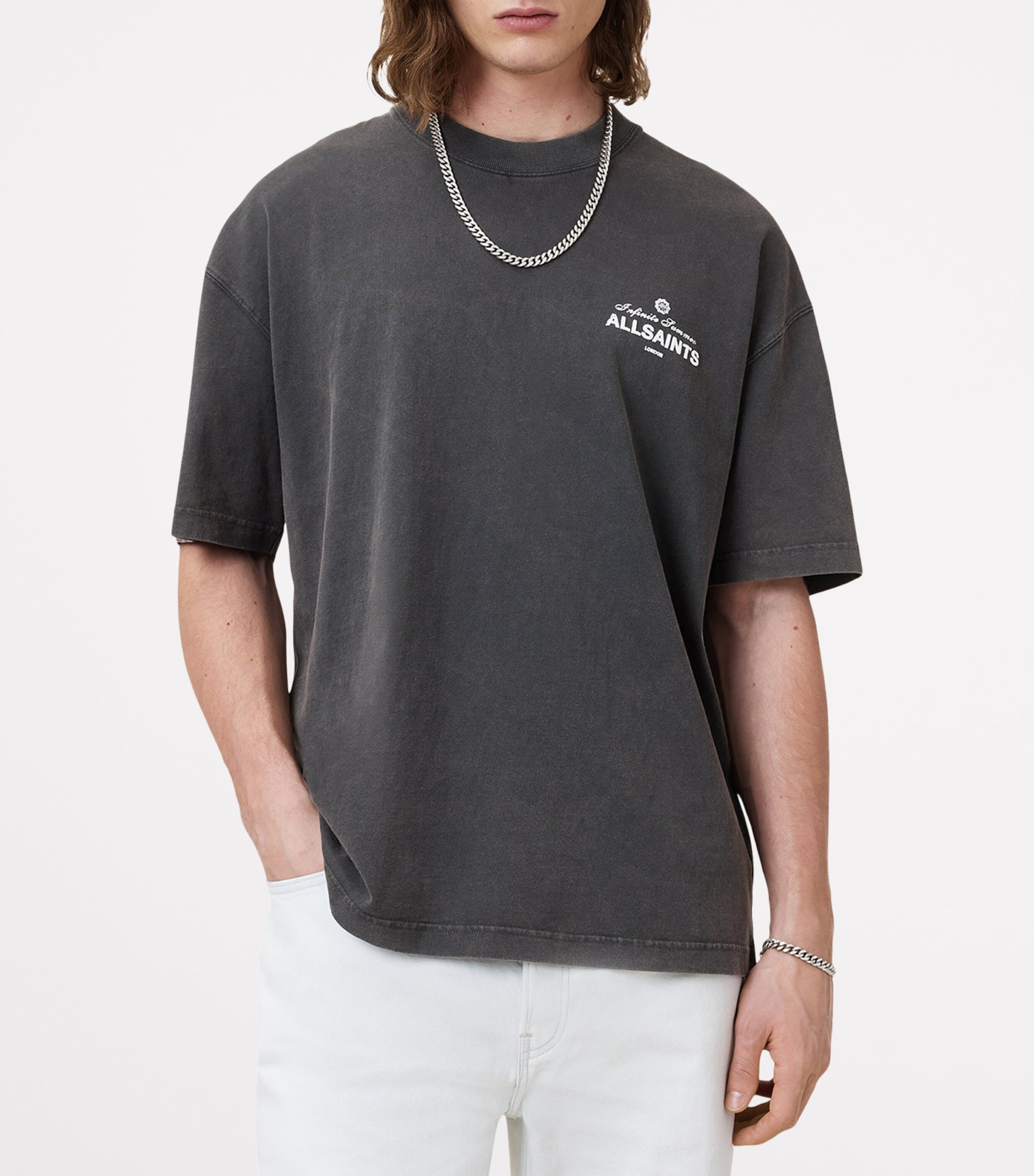 Organic Cotton Soleil T-Shirt WASHED BLACK Image 4