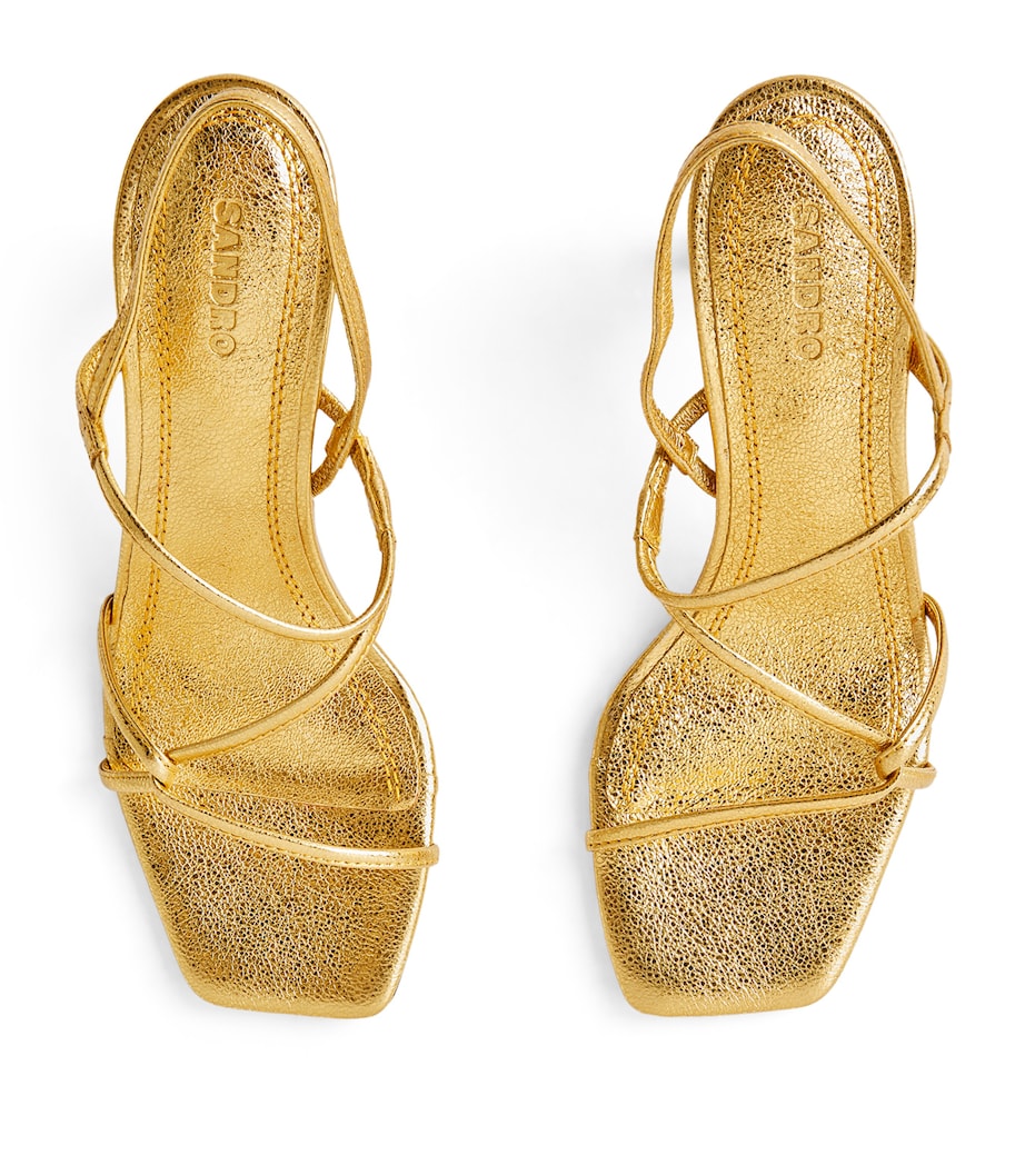 Metallic Faye Sandals 70 GOLD Image 2