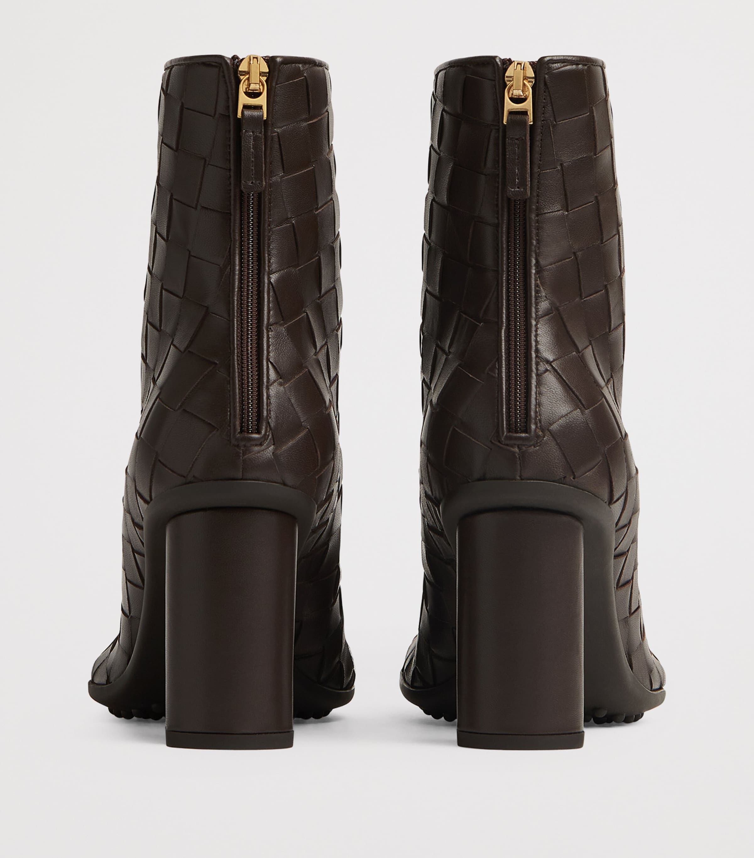 Bottega Veneta Leather Atomic Ankle Boots 75 Image 4