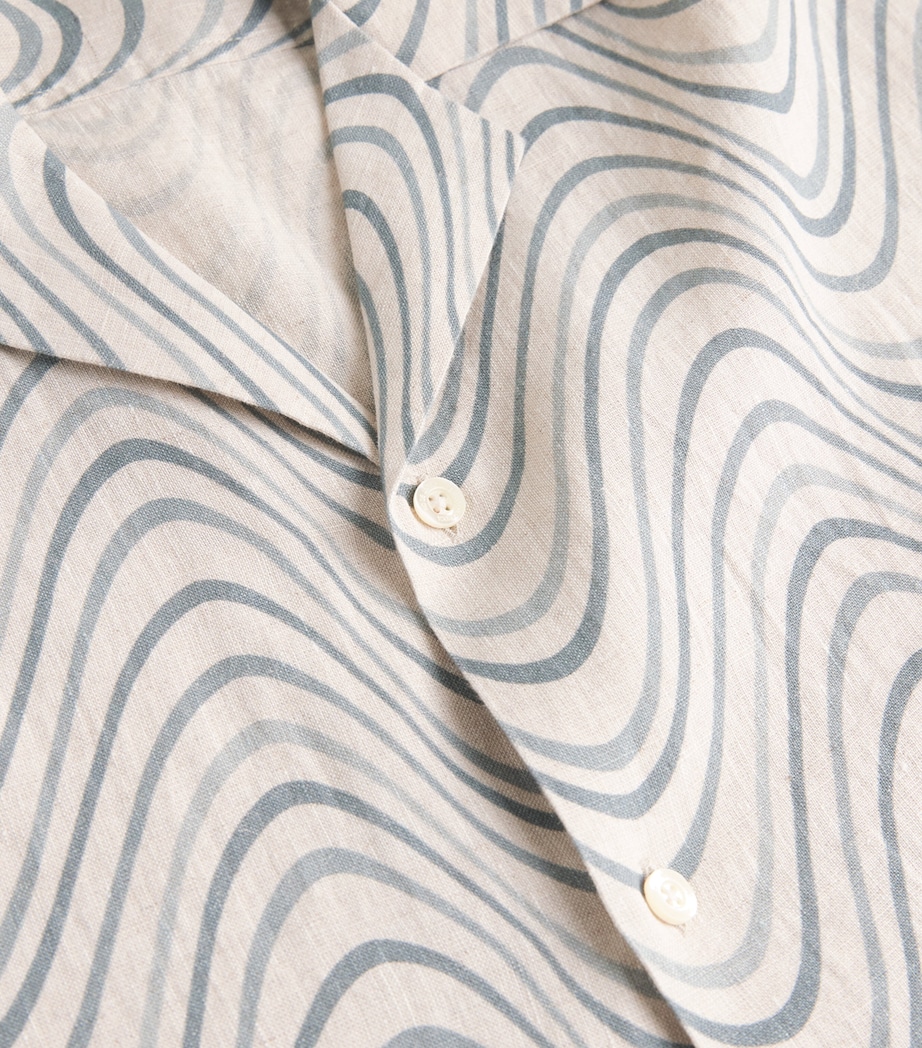 Linen Roberto Shirt 902-COASTAL BLUE Image 5