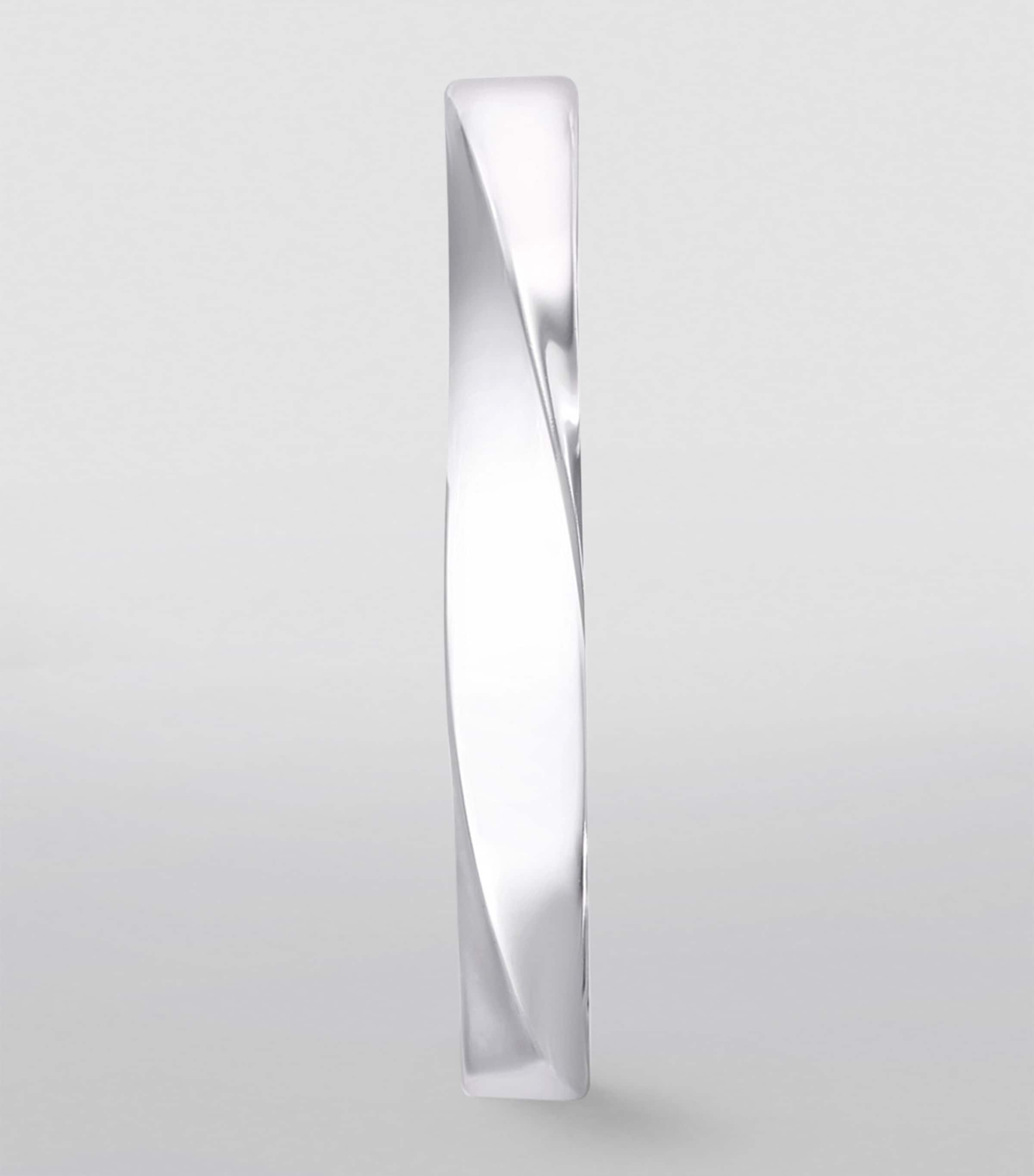 White Gold Spiral RIng WHITE GOLD Image 2