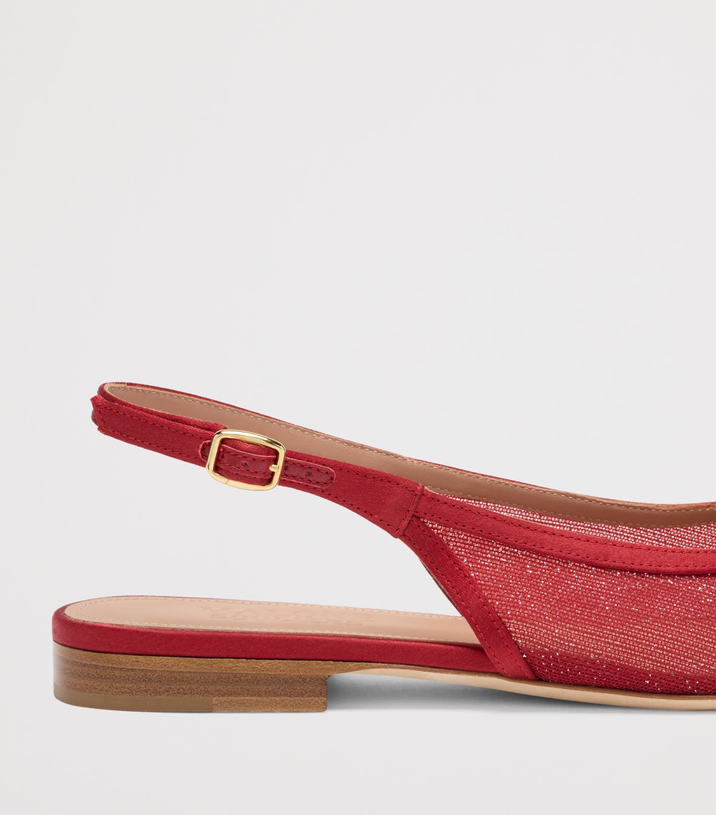 Glittered Jama Slingback Flats GLITTER MESH Image 5