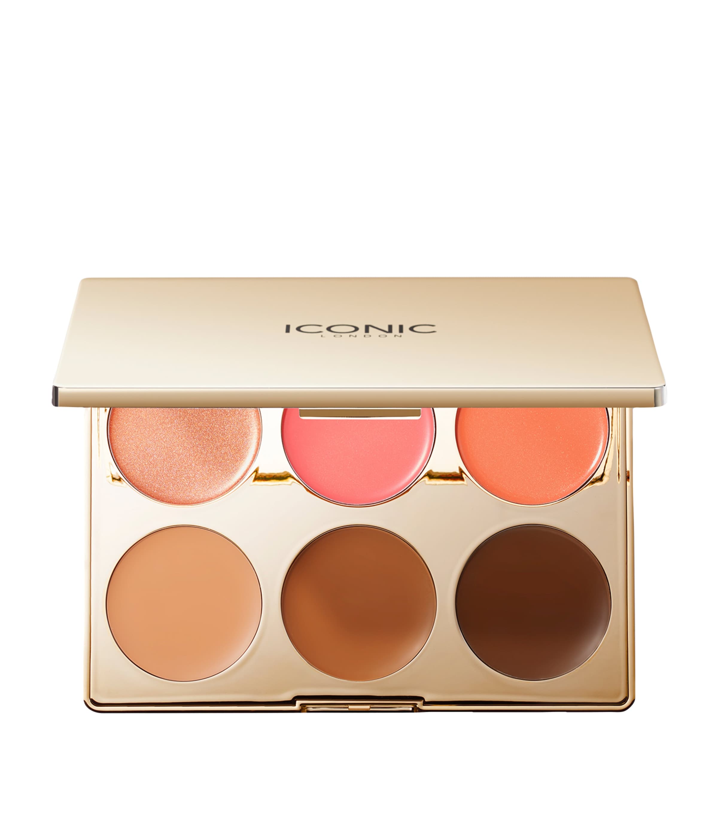 Shop Iconic London Multi-use Cream Blush, Bronze And Highlight Palette