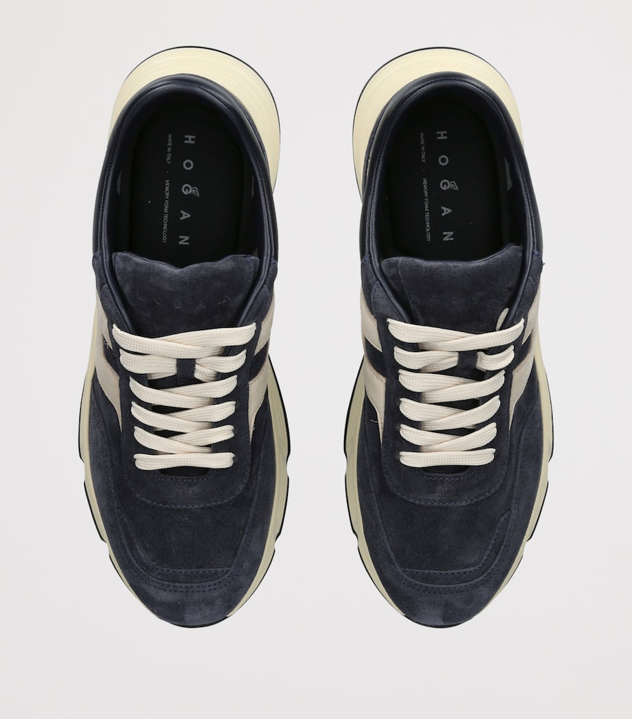 Hogan Suede Hyperlight Sneakers White/navy Image 3