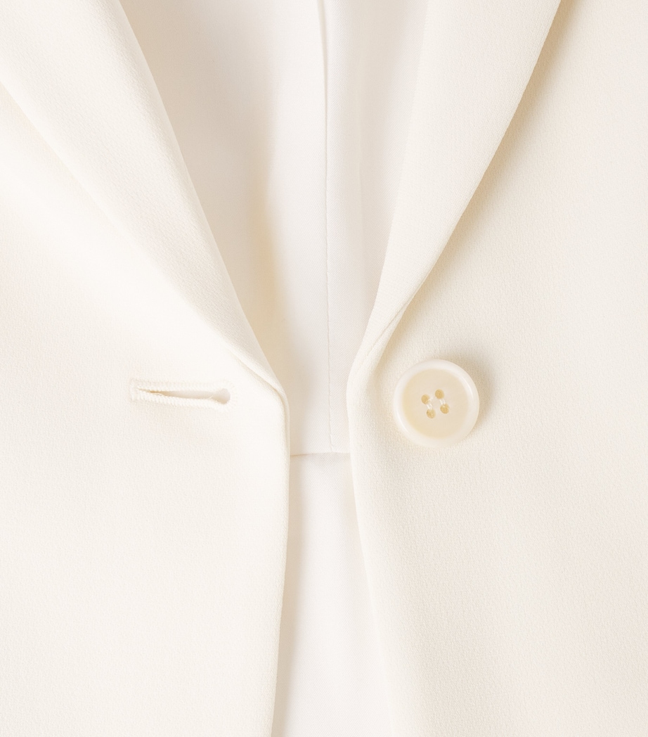 Theory Womens Admiral Crepe Blazer Rice Image 6