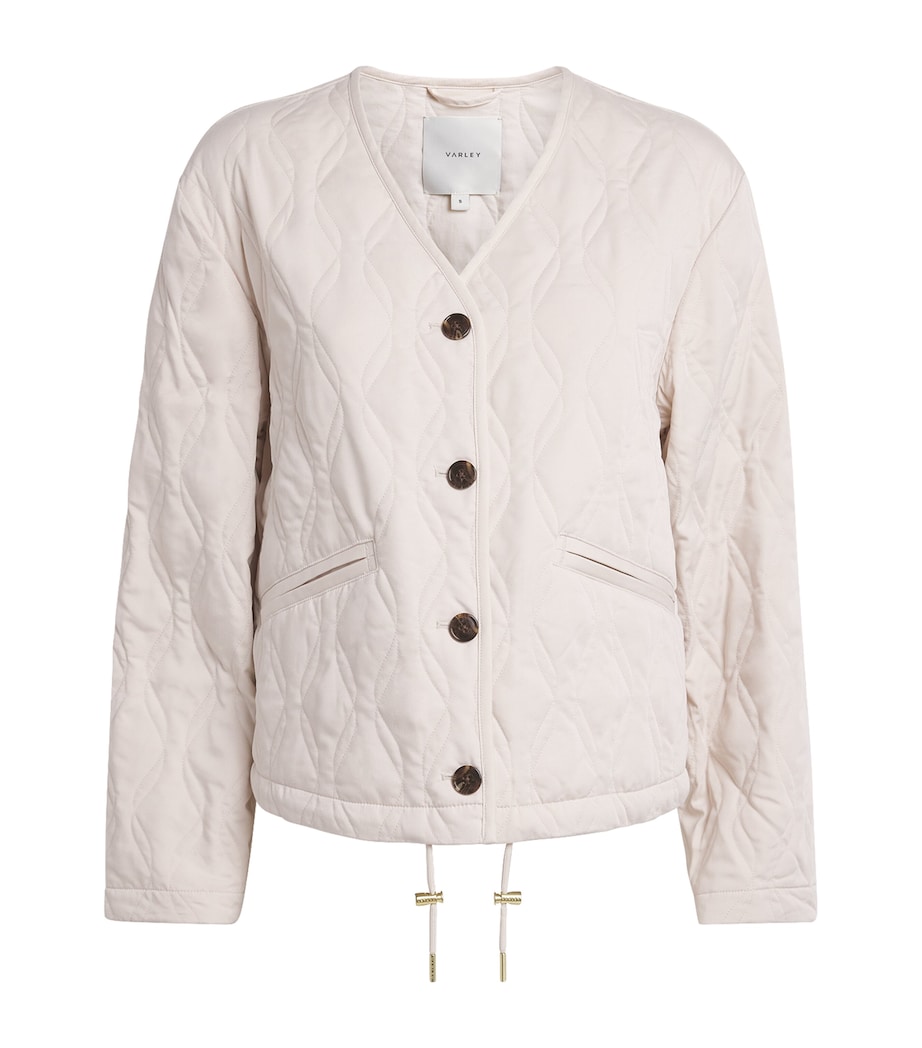 Saba Quilted Jacket OAT MILK Image 1