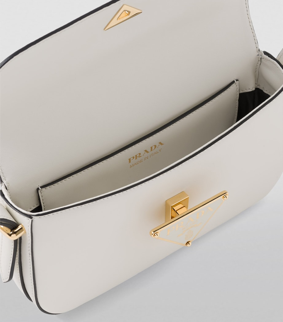 Leather Emblème Shoulder Bag F0PG7 Image 3