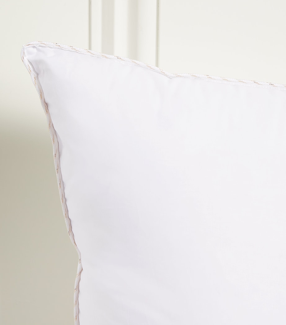 Medium 100% Canadian Goose Down Chateau Pillow (65cm x 65cm) WHITE Image 3