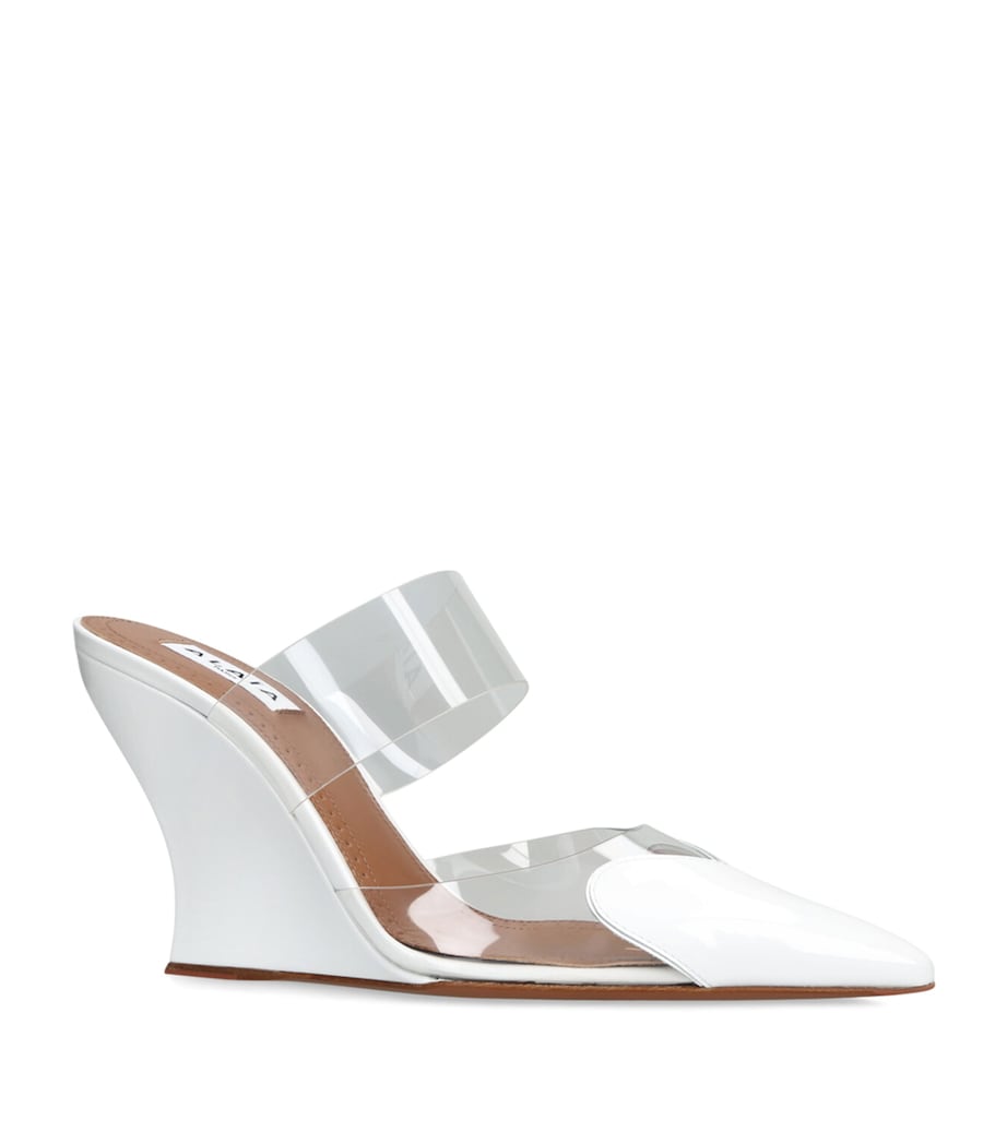 Patent Coeur Mules 90 WHITE Image 3