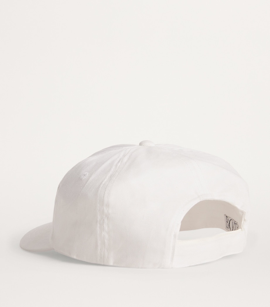 Embroidered Water Baby Baseball Cap WHITE / YELLOW Image 3