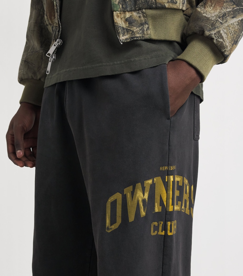Cotton Owners Club Wide-Leg Sweatpants FADED BLACK Image 6