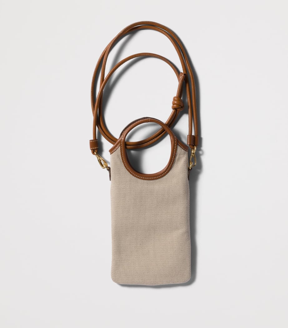 Miu Miu Canvas Logo Phone Case Image 2