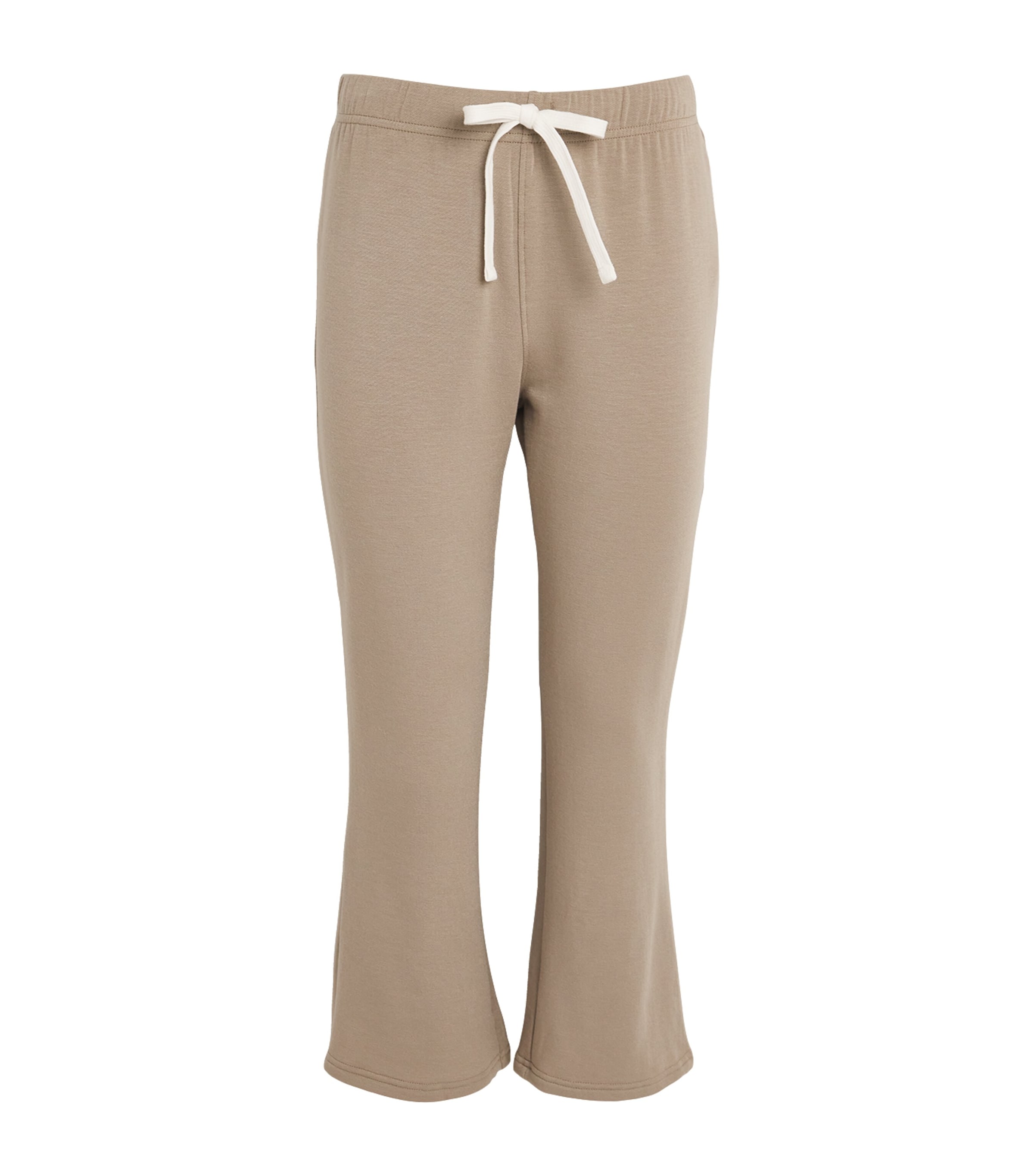 Splits 59 Brooks Fleece Cropped Flare Sweatpants In Neutral